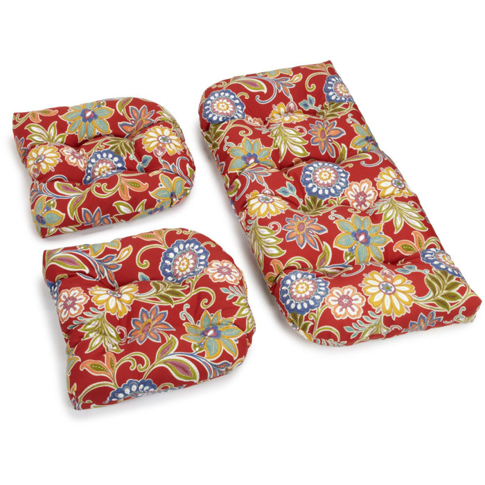 Winston Porter Tufted Indoor/Outdoor Dining Chair Cushion & Reviews